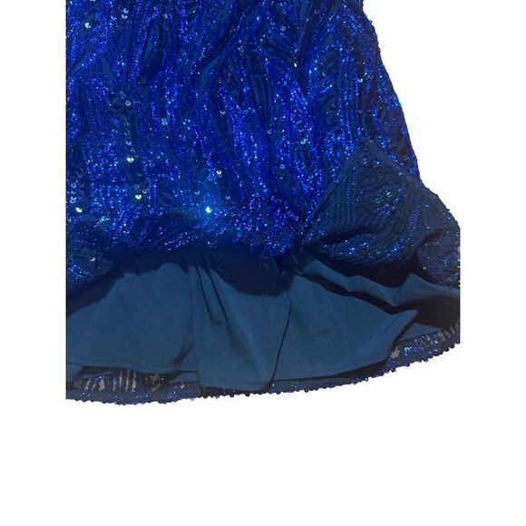 French Connection Deniz Embellished Mini Dress in color Surf The Web sz 6 - Picture 3 of 15